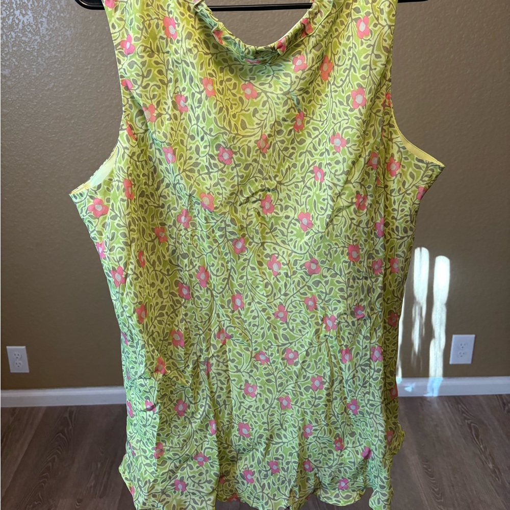 Sigrid Olsen Ruffle Tank Top - Picture 5 of 5